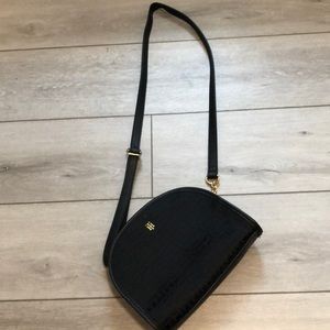 Black Tommy Hilfiger over the shoulder purse